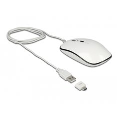 Delock Optical 4-button USB Type-A + USB Type-C™ Desktop Mouse