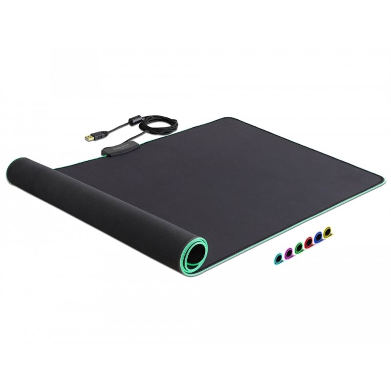 Mousepad USB con illuminazione RGB 920 x 303 x 3 mm - KM Soltec Srl