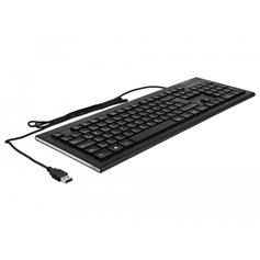 Delock USB Keyboard wired 1.5 m black (Water-Drop)
