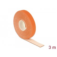 Delock Velcro tape on roll L 10 m x W 20 mm grey