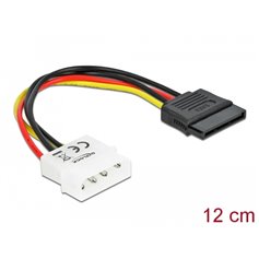 Delock Cable SATA 15 pin HDD to 4 pin male – straight