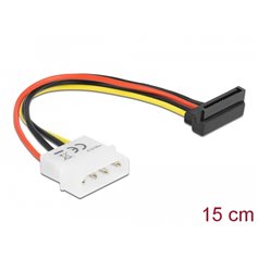 Delock Cable SATA 15 pin HDD to 4 pin male – angled