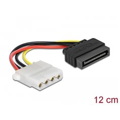 Delock Power Cable SATA 15 pin plug > 4 pin female 12 cm
