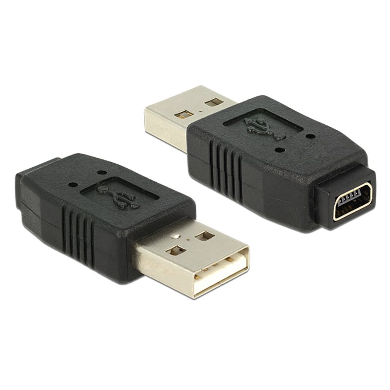 Adattatore USB 2.0 A maschio - mini USB B 5 pin femmina - KM