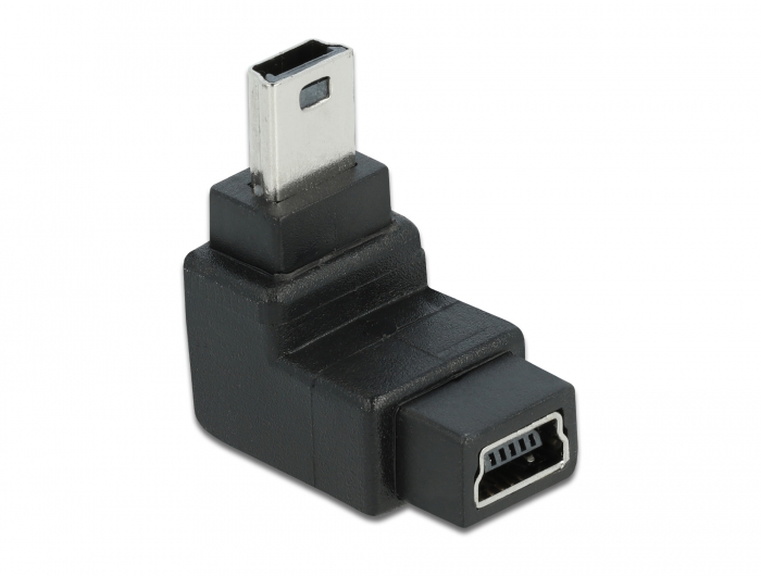 Adattatore USB-B mini 5pin maschio/femmina angolo 90 gradi - KM Soltec Srl