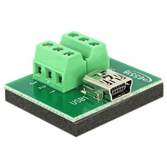 Delock Adapter Mini USB female > Terminal Block 6 pin