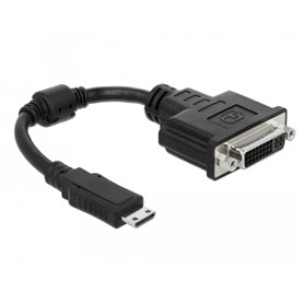 Delock Adapter HDMI Mini-C male  DVI 24+5 female 20 cm
