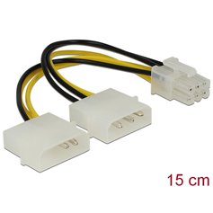 Delock Power cable for PCI Express Card 15 cm