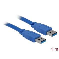 Delock Cable USB 3.0 Type-A male > USB 3.0 Type-A male 1 m blue