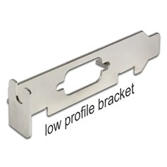 Delock Low Profile Slot Bracket with D-Sub 9 opening