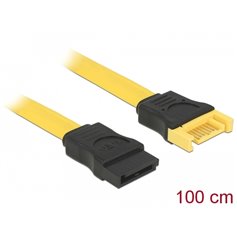 Delock SATA 6 Gb/s Extension Cable 100 cm yellow