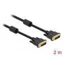 Delock Cable DVI 24+5 male > DVI 24+5 male 2 m black