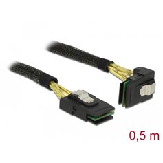 Delock Cable Mini SAS SFF-8087 > Mini SAS SFF-8087 angled 0.5 m