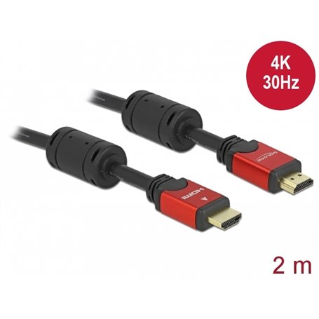 Delock HDMI cable 4K 30 Hz 2 m