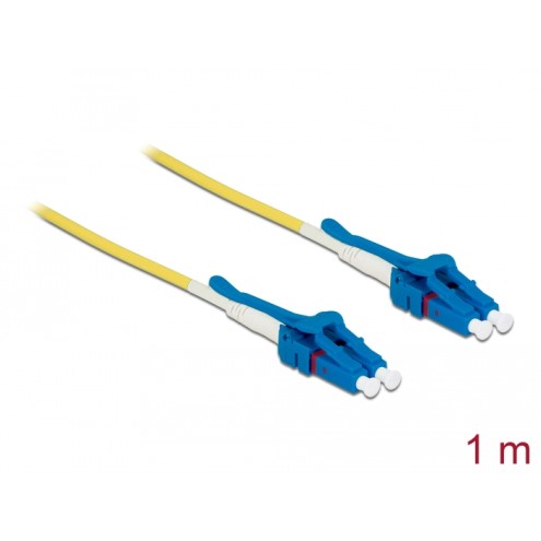 Delock Cable Optical Fibre LC > LC Singlemode OS2 Uniboot 1 m