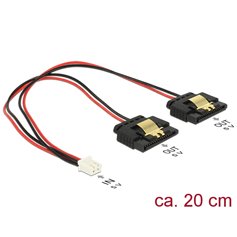 CableMarkt - Cavo di alimentazione 5 V USB-A femmina a coccodrilli