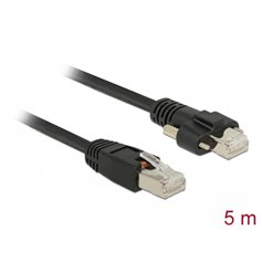 Delock Cable RJ45 plug > RJ45 plug with screws Cat.6 S/FTP 5 m