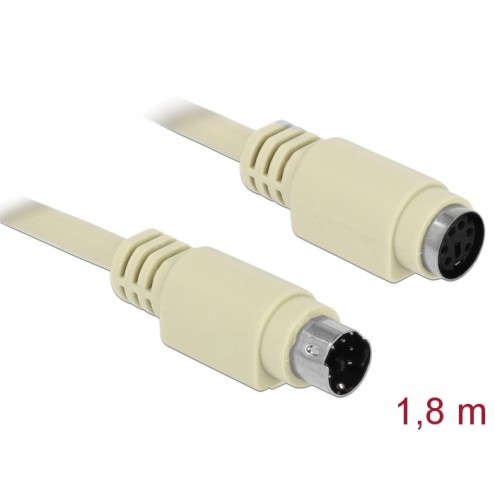 Delock PS/2 extension cable 1.8 m