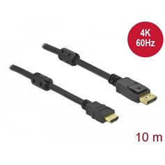 Delock Active DisplayPort 1.2 to HDMI Cable 4K 60 Hz 10 m
