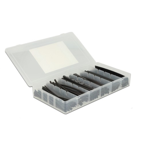 Delock Heat shrink tube box 100 pieces black