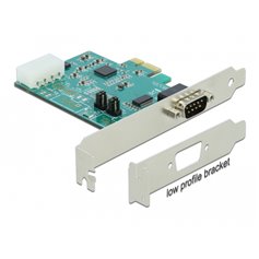 Delock PCI Express Card to 1 x Serial RS-232 High Speed 921K with Voltage supply