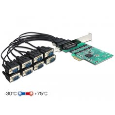 Delock PCI Express Card to 8 x Serial RS-232 High Speed 921K