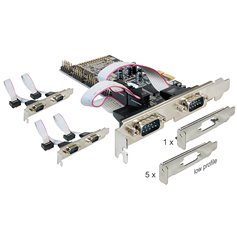 Delock PCI Express Card to 6 x Serial