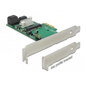 Delock PCI Express Card  Hybrid 3 x internal SATA 6 Gb/s + 1 x internal mSATA