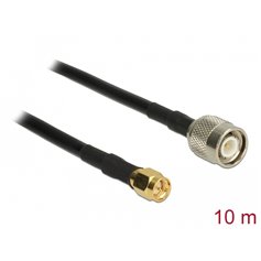 Delock Antenna Cable TNC Plug > SMA Plug CFD200 10 m low loss