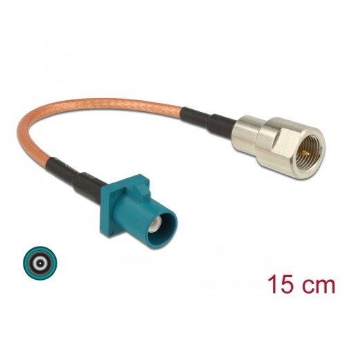 Delock Antenna Cable FAKRA Z plug > FME plug RG-316 15 cm