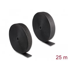 Delock Heavy-duty Hook-and-Loop tape L 25 m x W 50 mm black