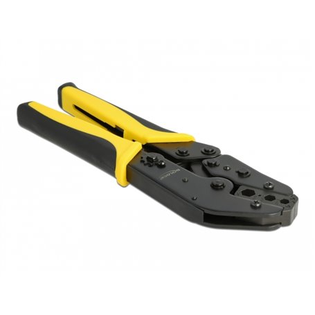 Delock Universal Coax Crimping Tool for 4 different diameters angled