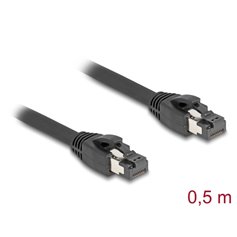 Delock RJ45 Network Cable Cat.8.1 S/FTP 50 cm up to 40 Gbps black