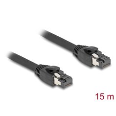 Delock RJ45 Network Cable Cat.8.1 S/FTP 15 m up to 40 Gbps black