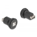 Delock USB 2.0 Type-B to USB 2.0 Type-A built-in connector black