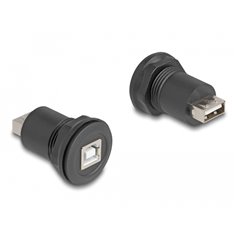 Delock USB 2.0 Type-B to USB 2.0 Type-A built-in connector black