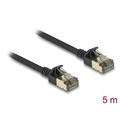 Delock RJ45 Network Cable Cat.8.1 F/FTP Slim Pro 5 m black