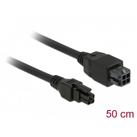 Delock Micro Fit 3.0 4 pin Extension Cable male > female 50 cm