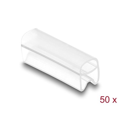 Delock Cable Marker for cable diameter 1.5 - 2.5 mm 50 pieces transparent